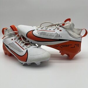 Nike Vapor Edge Pro 360 2 TB Football Cleats White Orange FQ4044-100 Sz 10.5
